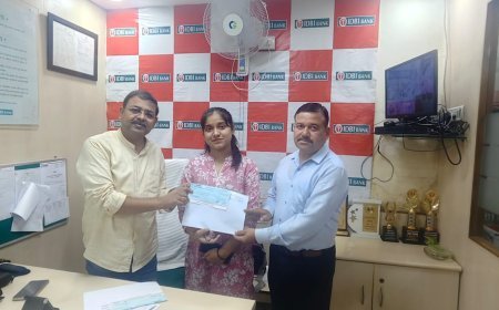 आईडीबीआई बैंक ने सीएसआर के तहत 10 होनहार विद्यार्थियों को ₹4.94 लाख की शुल्क सहायता की प्रदान।*