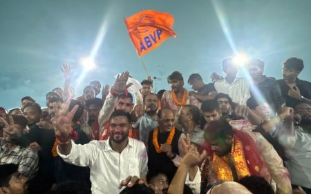 एवीवीपी की जीत मतलब युवाओं ने लगायी धामी सरकार के युवा हित के फैसलों पर मुहर: भाजपा