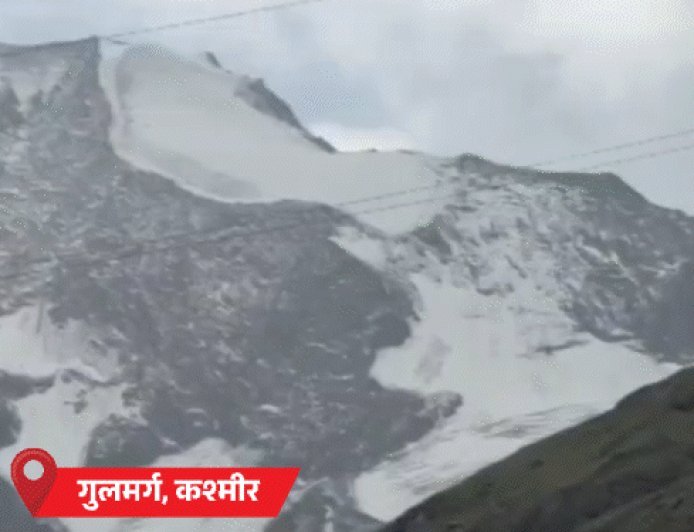 कश्मीर में सीजन की पहली बर्फबारी:राजस्थान, MP-UP में बारिश, नदियां उफान पर, स्कूल बंद; बिहार में बाढ़, 6.65 लाख लोग प्रभावित