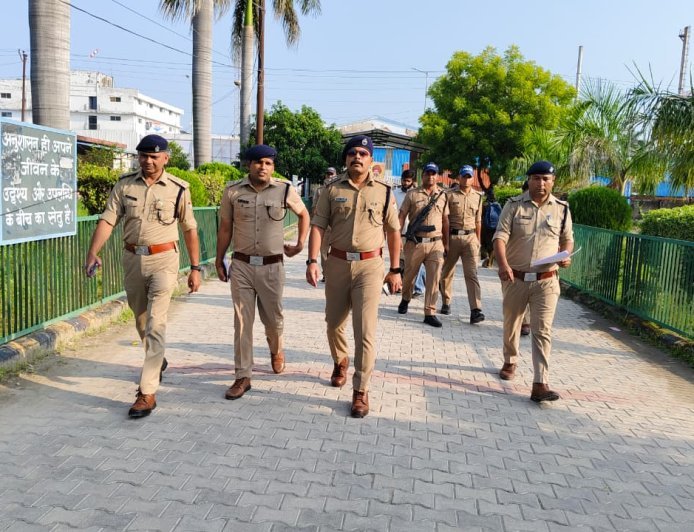 छात्र संघ चुनाव को लेकर SSP अजय गणपति सख्त — घुड़सवार दस्ते एवं वज्र वाहन तैनात*