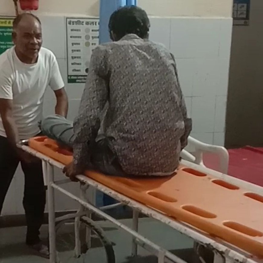 ब्यावर-पिंडवाड़ा फोर लेन पर बाइक फिसली, तीन युवक गंभीर घायल:शनि धाम मंदिर के पास हुआ हादसा, एंबुलेंस ने ट्रॉमा सेंटर पहुंचाया