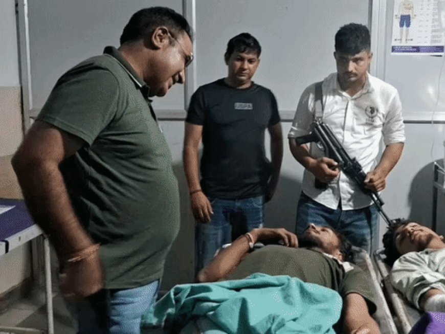 एनकाउंटर में पकड़े बदमाश का ACP ने गाल थपथपाया:बोले-तेरे को मरना चाहिए था; सोनीपत पुलिस ने प्रॉपर्टी डीलर के ऑफिस पर फायरिंग के बाद दबोचा
