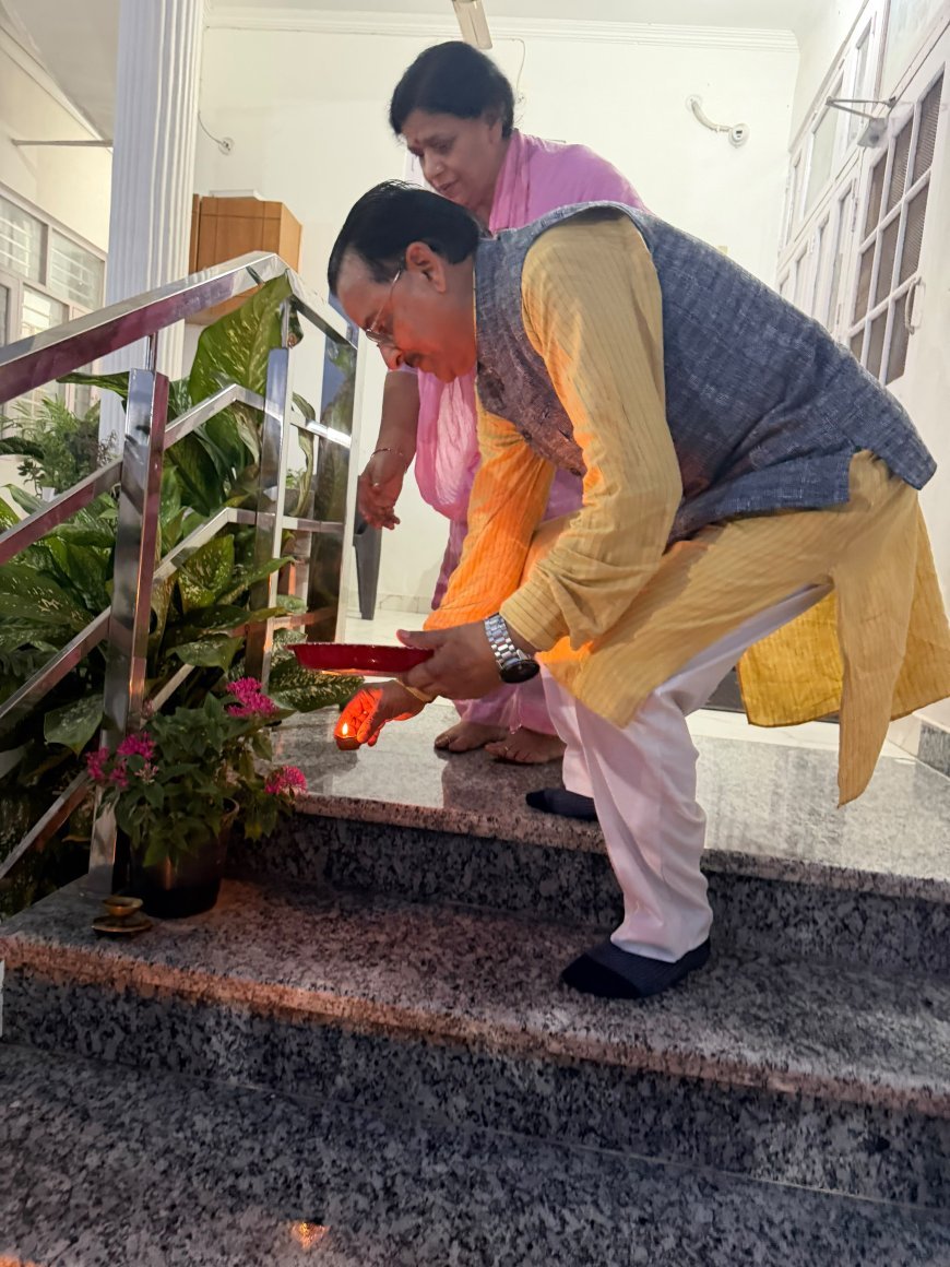 प्रधानमंत्री श्री नरेंद्र मोदी जी के जन्मदिवस पर ‘आशीर्वाद का एक दिया’ कार्यक्रम में शामिल हुए सांसद श्री अजय भट्ट