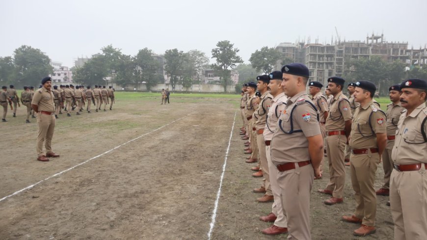 हर कदम अनुशासन की ओर, ऊधम सिंह नगर पुलिस की परेड में दिखा जोश, समर्पण और फिटनेस का जज्बा, पुलिस लाईन रुद्रपुर में शुक्रवार की परेड संपन्न