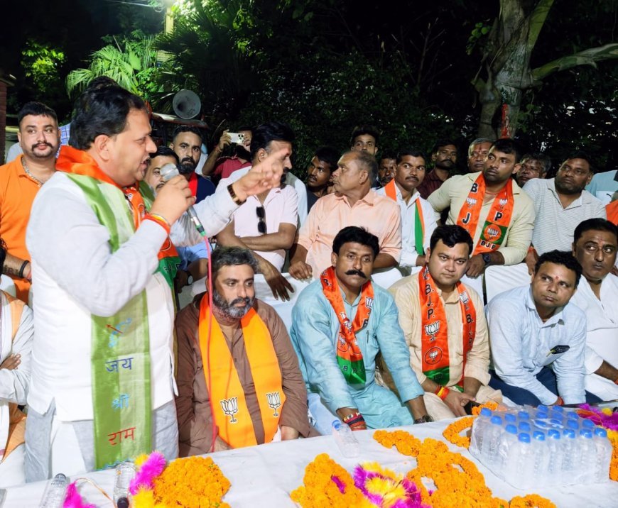 किच्छा के चुनावी रण में महापौर विकास शर्मा ने बनाया माहौल