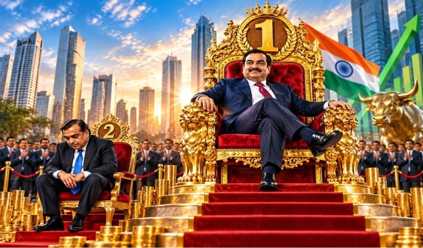 Gautam Adani ने की जबरदस्त वापसी! Mukesh Ambani को पछाड़ कर फिर बने नंबर-1, India में अमीरों की संख्या भी बढ़ी