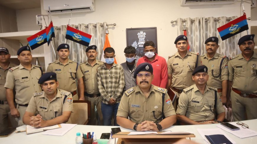 एसएसपी अजय गणपति के कुशल निर्देशन में कोतवाली ट्रांजिट कैंप क्षेत्र में हुई फायरिंग व तोड़फोड़ की घटना का हुआ खुलासा।